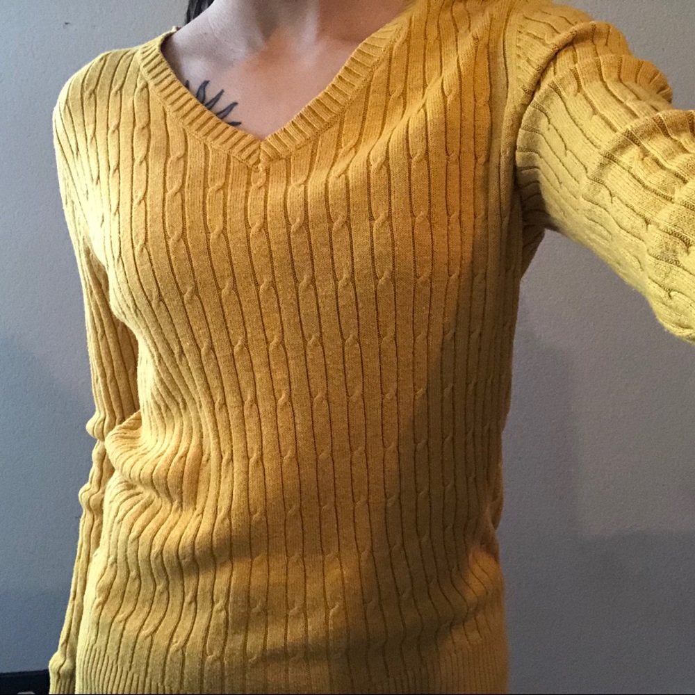 Mustard sweater